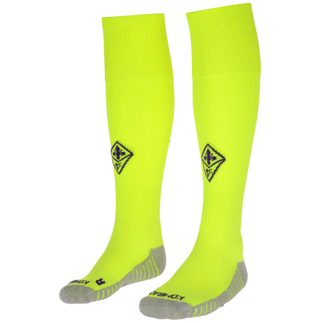 Socks Man KOMBAT SPARK PRO FIORENTINA 1PACK Knee High Sock YELLOW FLUO Photo (jpg Rgb)			