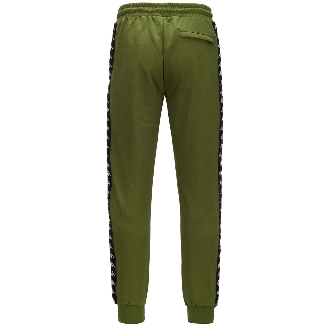 Pants Man 222 BANDA ALANZ 2 Sport Trousers GREEN PARSLEY - BLACK Dressed Side (jpg Rgb)		