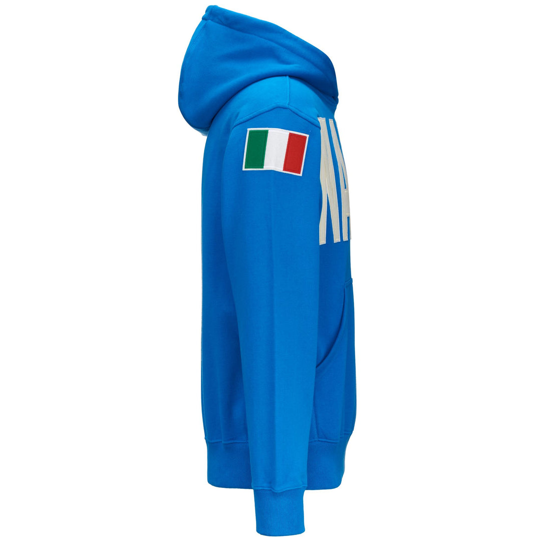 Fleece Man EROI HOODIE NAPOLI Jumper BLUE BRILLIANT Dressed Front (jpg Rgb)	