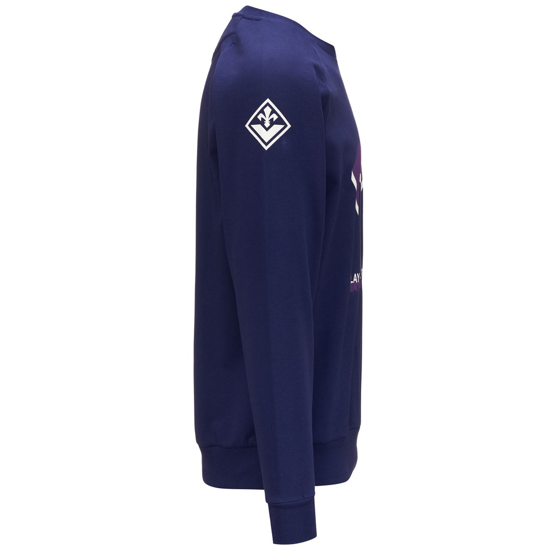 Fleece Man CAIMALAS FIORENTINA Jumper BLUE ASTRAL Dressed Front (jpg Rgb)	