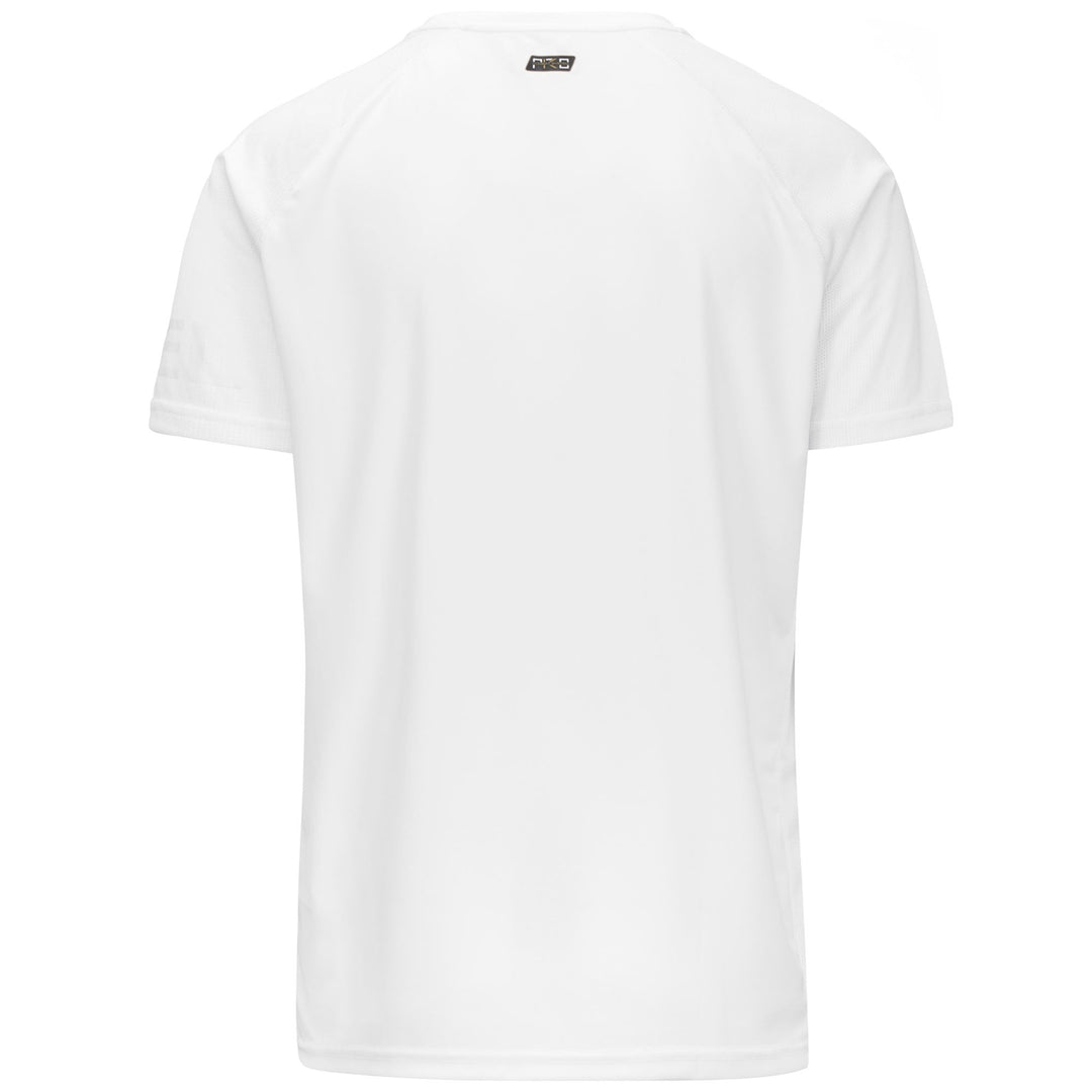 Active Jerseys Man KOMBAT PADEL DAGO Shirt WHITE - WHITE ICE Dressed Side (jpg Rgb)		