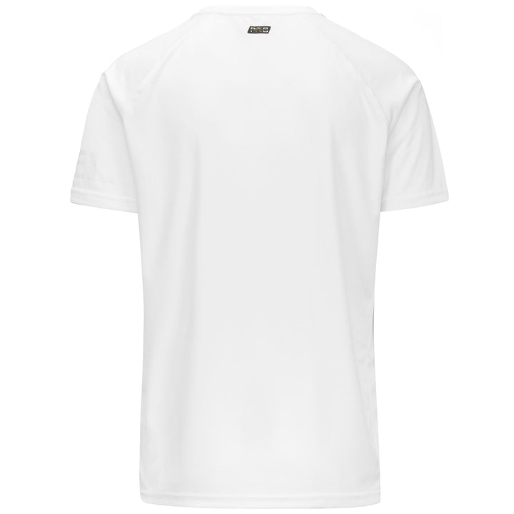 Active Jerseys Man KOMBAT PADEL DAGO Shirt WHITE - WHITE ICE Dressed Side (jpg Rgb)		