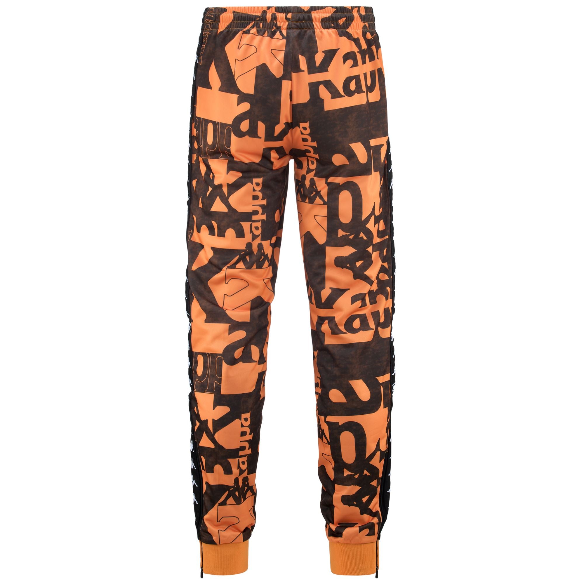 Pants Uomo 222 BANDA RASTORIA GRAPHIK SLIM Pantaloni sportivi ORANGE BLACK GRAPHIK