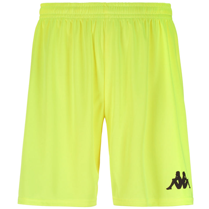 Shorts Man KAPPA4FOOTBALL BORGO Sport  Shorts NEON YELLOW Photo (jpg Rgb)			