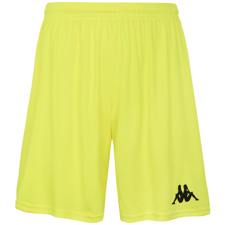 Shorts Man KAPPA4FOOTBALL BORGO Sport  Shorts YELLOW BLAZING Photo (jpg Rgb)			