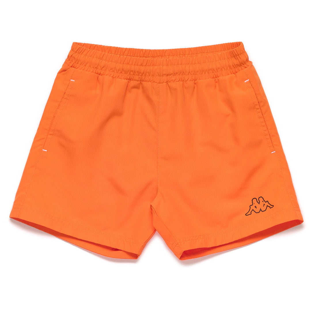 Bathing Suits Boy LOGO BUSSOLIN KID Swimming Trunk ORANGE VIBRANT Photo (jpg Rgb)			