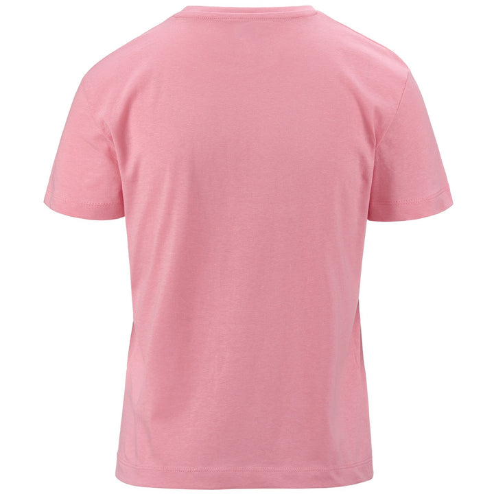 T-ShirtsTop Woman LOGO ELEKTRA T-Shirt PINK WARM Dressed Side (jpg Rgb)		