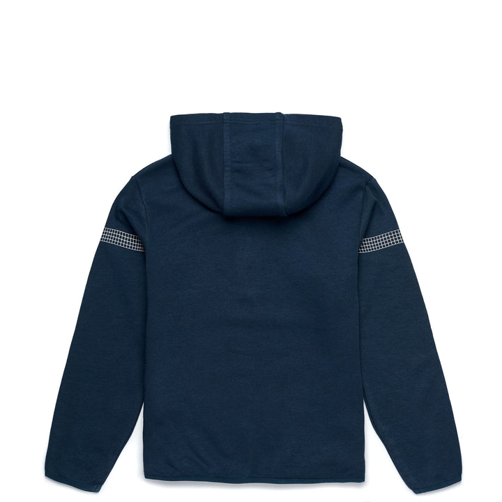 Fleece Boy LOGO BALOTI KID Jumper BLUE DK-BLUE ROYAL Dressed Front (jpg Rgb)	