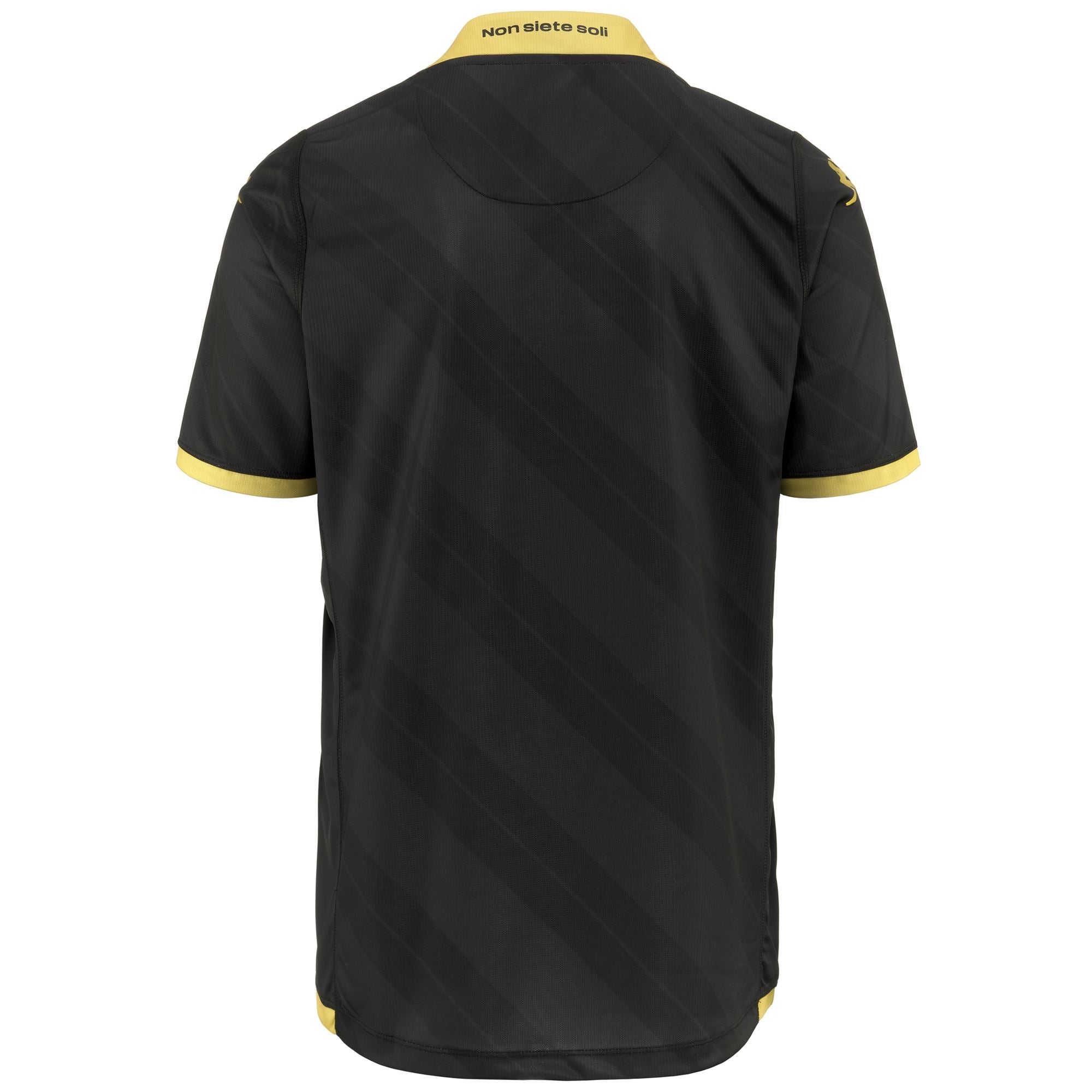 Active Jerseys Man KOMBAT 2024 SPEZIA Shirt BLACK YELLOW GOLD RICH Kappa