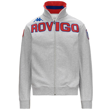 Fleece Man EROI JKT ROVIGO Jacket GREY MELANGE-RED-BLUE Photo (jpg Rgb) 