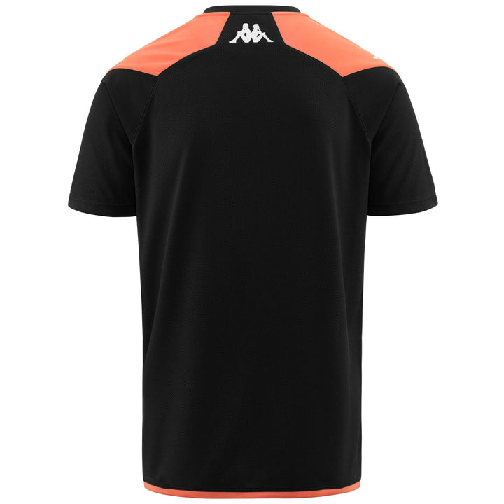 Active Jerseys Man ABOU PRO 7 GENOA Shirt BLACK-ORANGE Dressed Side (jpg Rgb)		