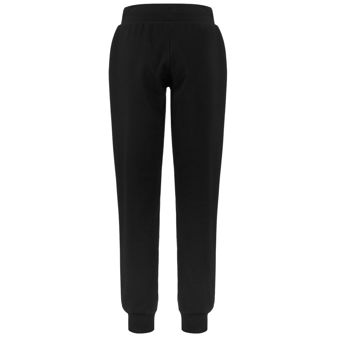 Pants Woman LOGO DARA Sport Trousers BLACK Dressed Side (jpg Rgb)		