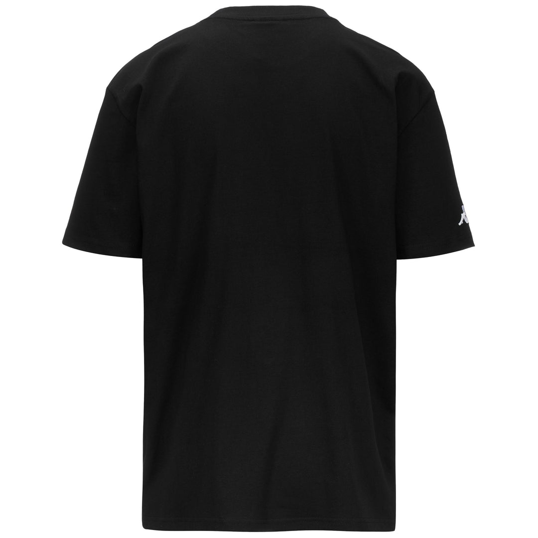 T-ShirtsTop Man AUTHENTIC VAKOF T-Shirt BLACK-WHITE Dressed Side (jpg Rgb)		
