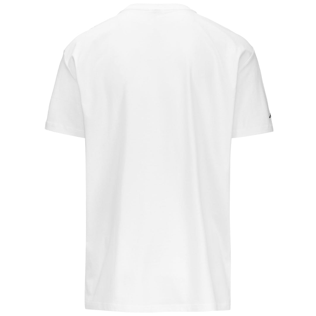 T-ShirtsTop Man AUTHENTIC VAKOF T-Shirt WHITE-BLACK Dressed Side (jpg Rgb)		