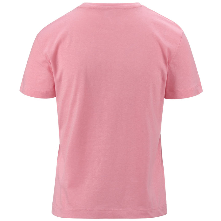 T-ShirtsTop Woman LOGO EILEEN T-Shirt PINK WARM Dressed Side (jpg Rgb)		