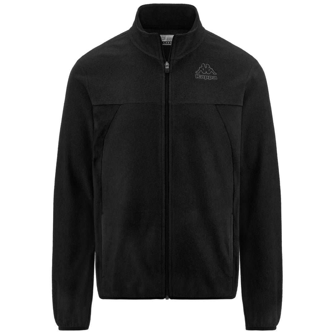 Fleece Man LOGO VAURI SLIM Jacket BLACK Photo (jpg Rgb)			