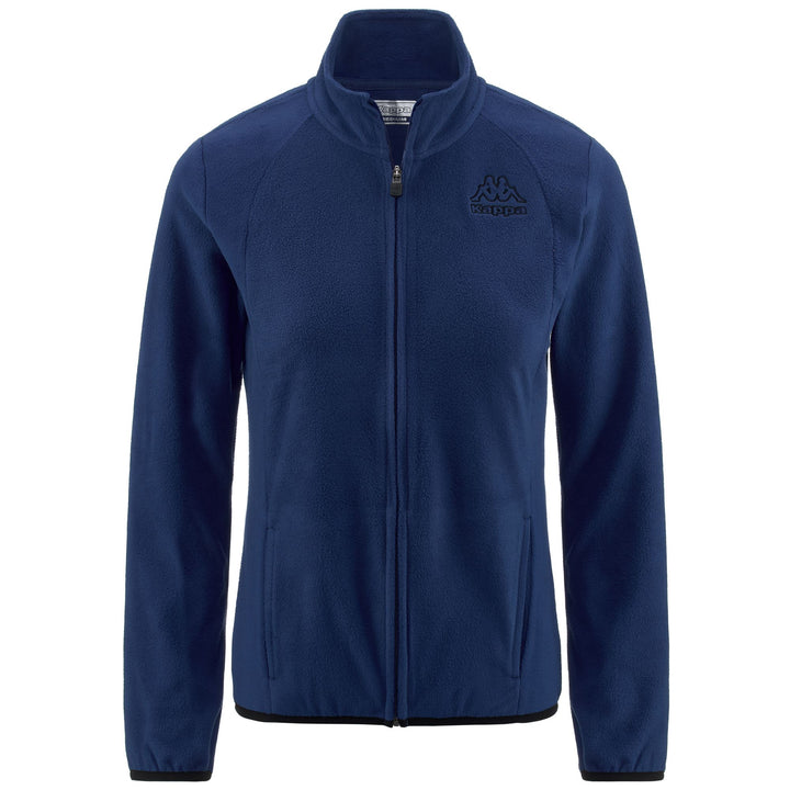 Fleece Woman LOGO VAVAX SLIM Jacket BLUE DK Photo (jpg Rgb)			