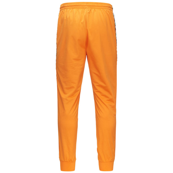 Pants Man 222 BANDA RASTORIA GRAPHIKTAPE Sport Trousers ORANGE-WHITE-GREEN GRASS Dressed Side (jpg Rgb)		