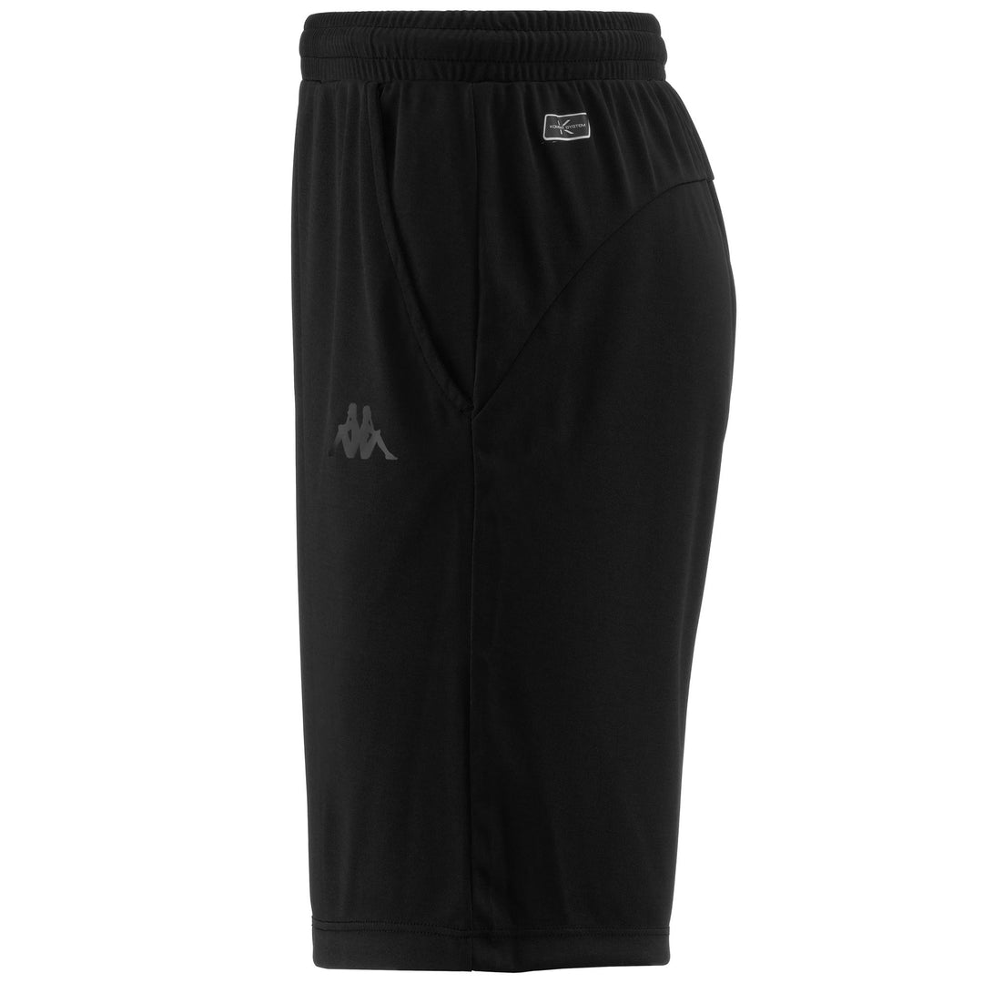 Shorts Man ESILVI Sport  Shorts BLACK Dressed Back (jpg Rgb)		