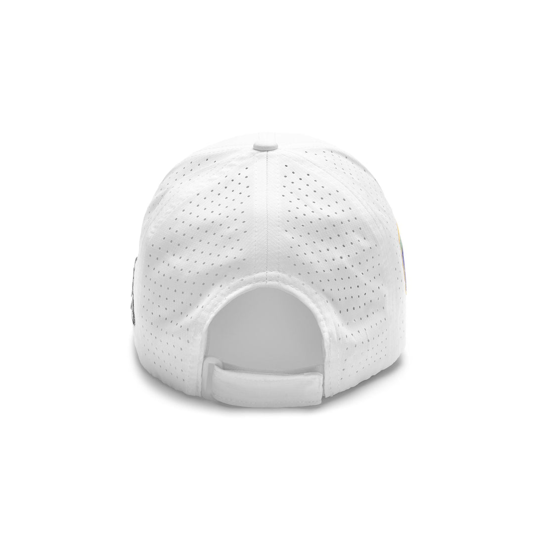 Headwear Unisex BAPOV OPEN ITALIA Cap WHITE Dressed Side (jpg Rgb)		