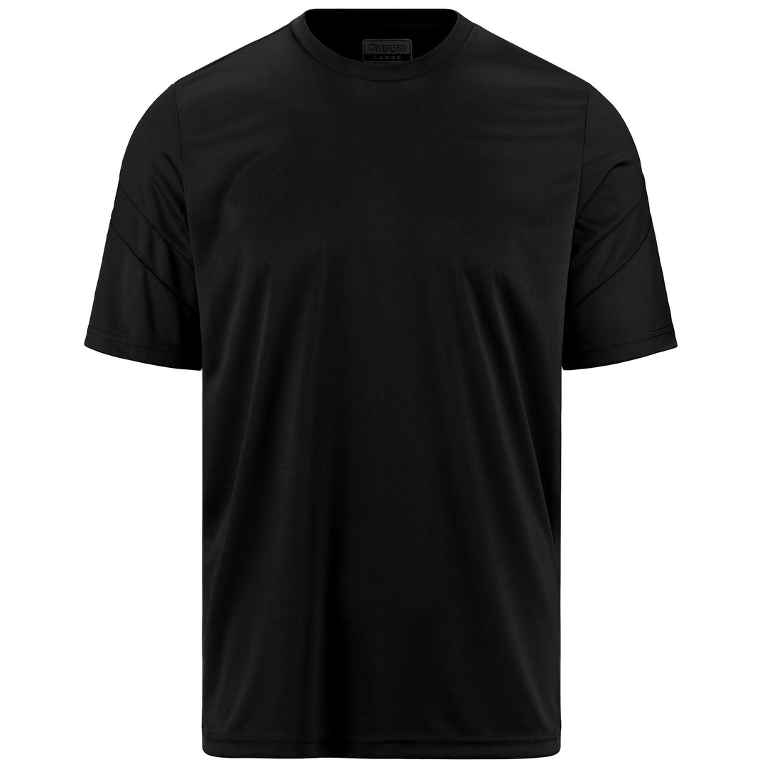 Active Jerseys Man KAPPA4SOCCER DOVOC Shirt BLACK Photo (jpg Rgb)			