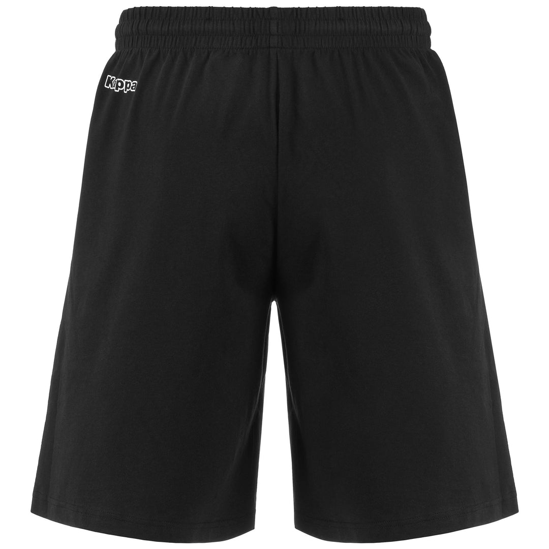 Shorts Man LOGO  FARMO Sport  Shorts BLACK Dressed Side (jpg Rgb)		