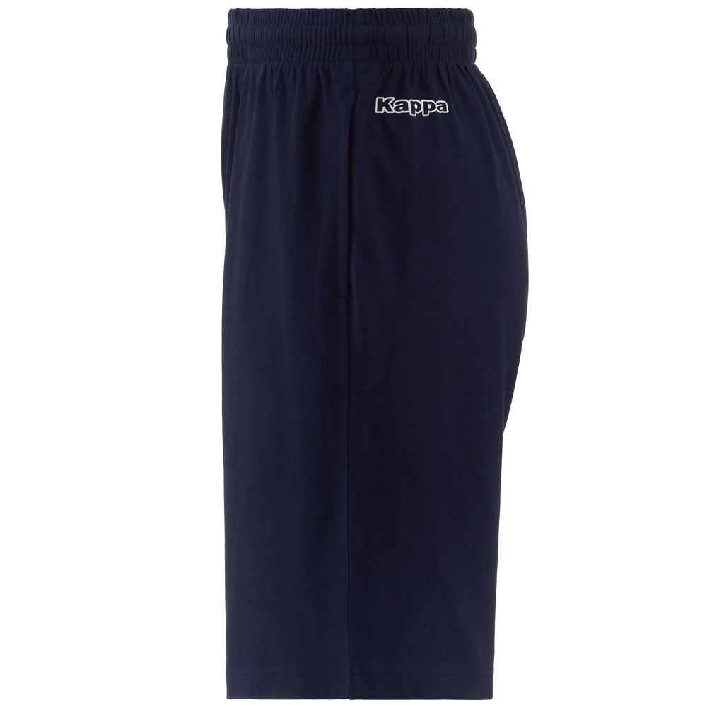 Shorts Man LOGO  FARMO Sport  Shorts BLUE NAVY Dressed Front (jpg Rgb)	