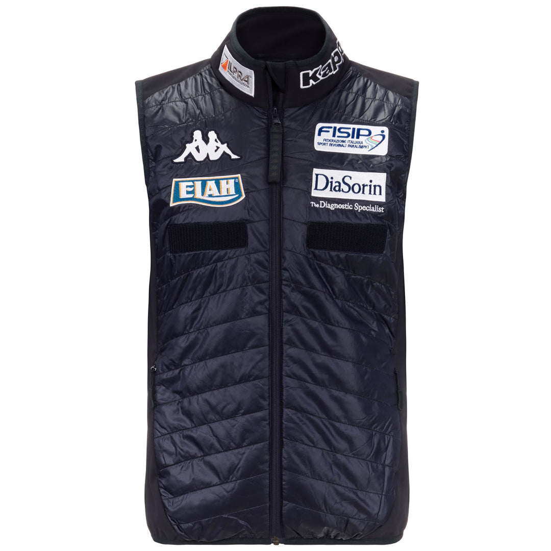 Jackets Unisex 6CENTO 624 FISIP Vest BLUE DK NAVY Photo (jpg Rgb)			