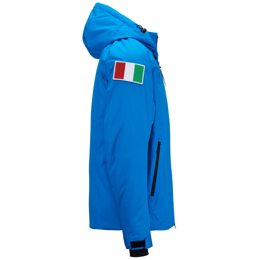 Jackets Unisex 8CENTO 886 Mid BLUE BRILLIANT Dressed Front (jpg Rgb)	