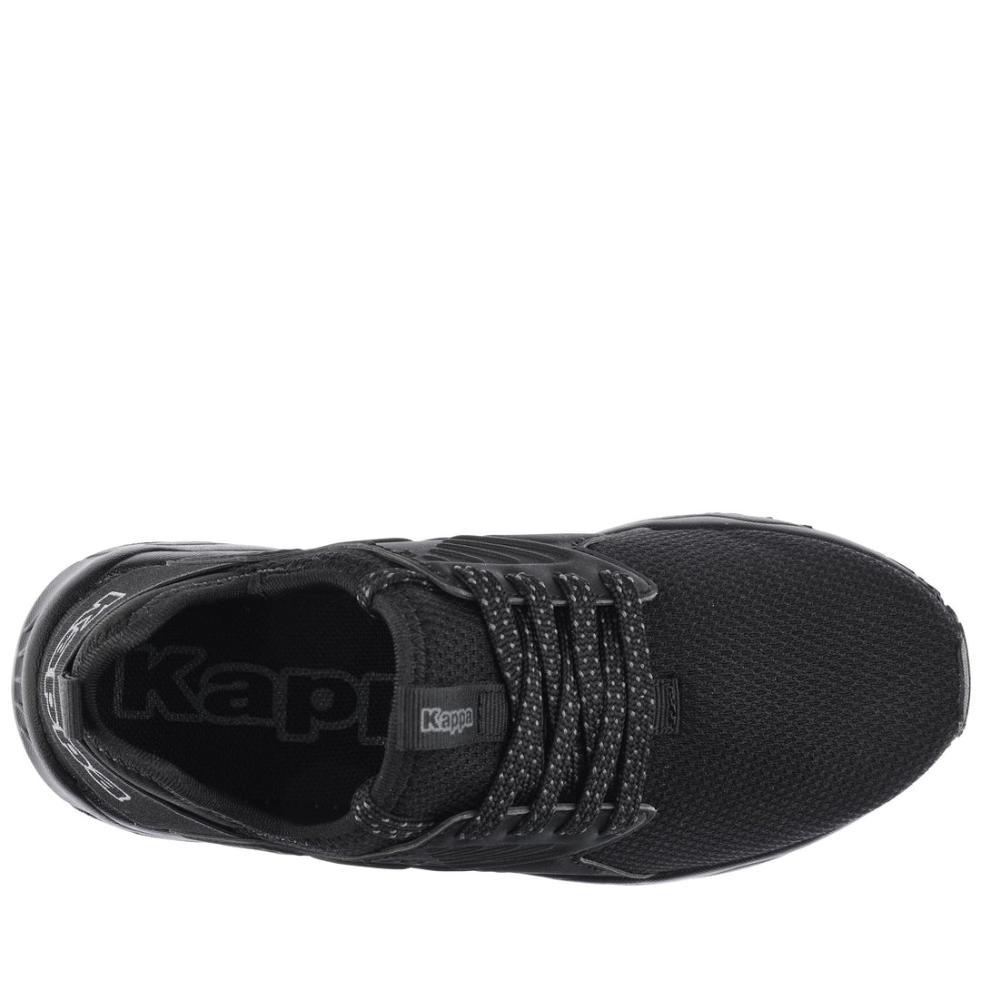 Sneakers Kid unisex LOGO LOGO SANPUERTO KID Low Cut BLACK-GREY DK Dressed Back (jpg Rgb)		