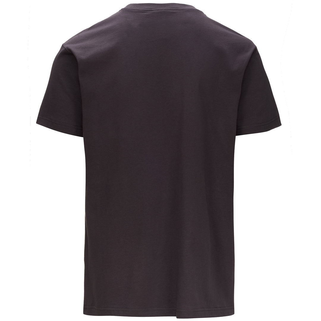 T-ShirtsTop Man 222 BANDA GLENN GRAPHIK T-Shirt GREY COAL-GREEN GRASS-ORANGE Dressed Side (jpg Rgb)		