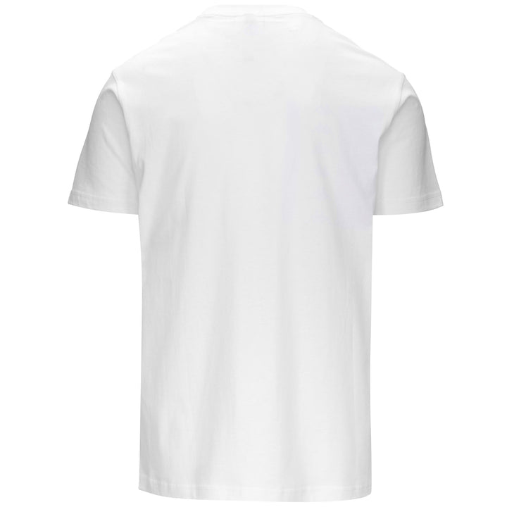 T-ShirtsTop Man 222 BANDA GLENN GRAPHIK T-Shirt WHITE-GREEN GRASS-ORANGE Dressed Side (jpg Rgb)		