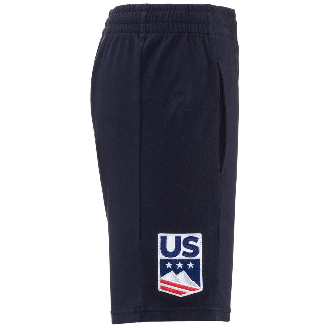 Shorts Woman 6CENTO WALOZIP US Sport  Shorts BLUE DK NAVY Dressed Front (jpg Rgb)	