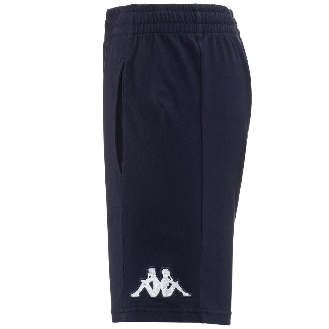 Shorts Woman 6CENTO WALOZIP US Sport  Shorts BLUE DK NAVY Dressed Back (jpg Rgb)		