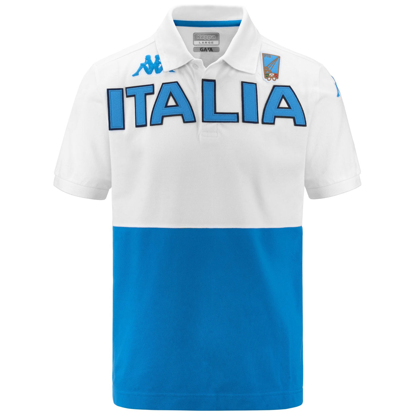 opgroeien Emigreren weten Polo Shirts Man EROI POLO ITALIA FIS Polo WHITE-AZURE