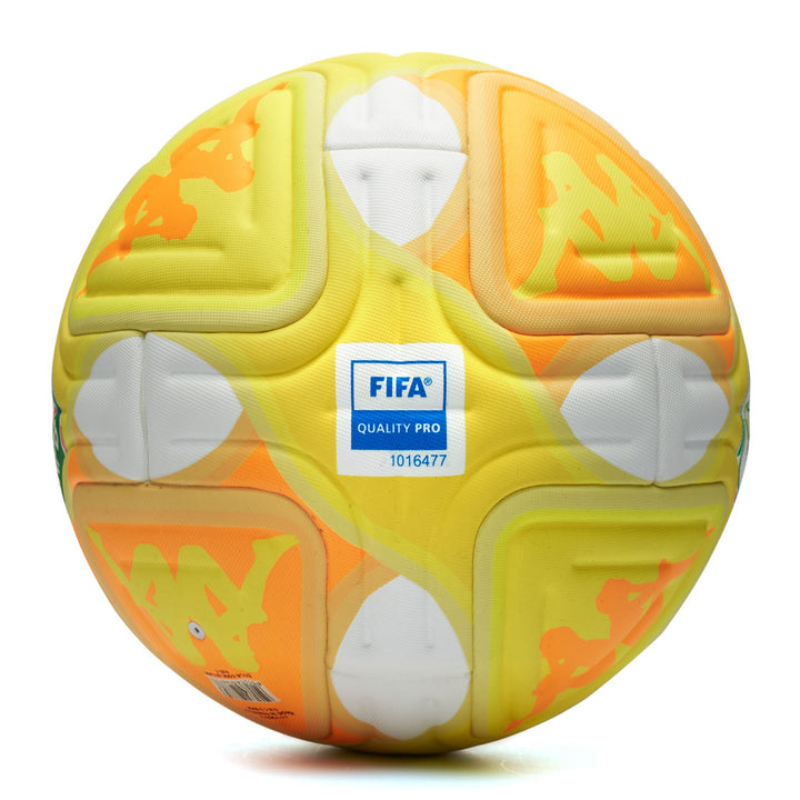 Balls Unisex KOMBAT 2024 THB HV FIFA Q PRO LNPB 14 PANELS WHITE-YELLOW FLUO-ORANGE FLUO Dressed Side (jpg Rgb)		