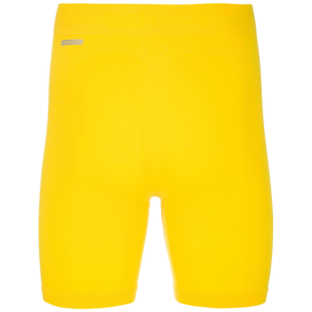 Underpants Unisex KOMBAT SKIN BHORT Mid YELLOW Dressed Front (jpg Rgb)	