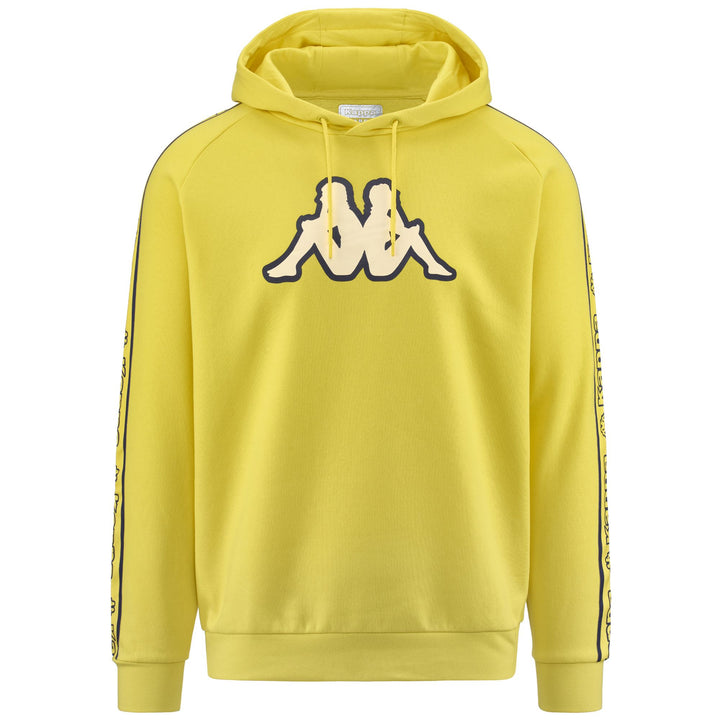 Fleece Man LOGO TAPE BREAK Jumper YELLOW BLAZING Photo (jpg Rgb)			