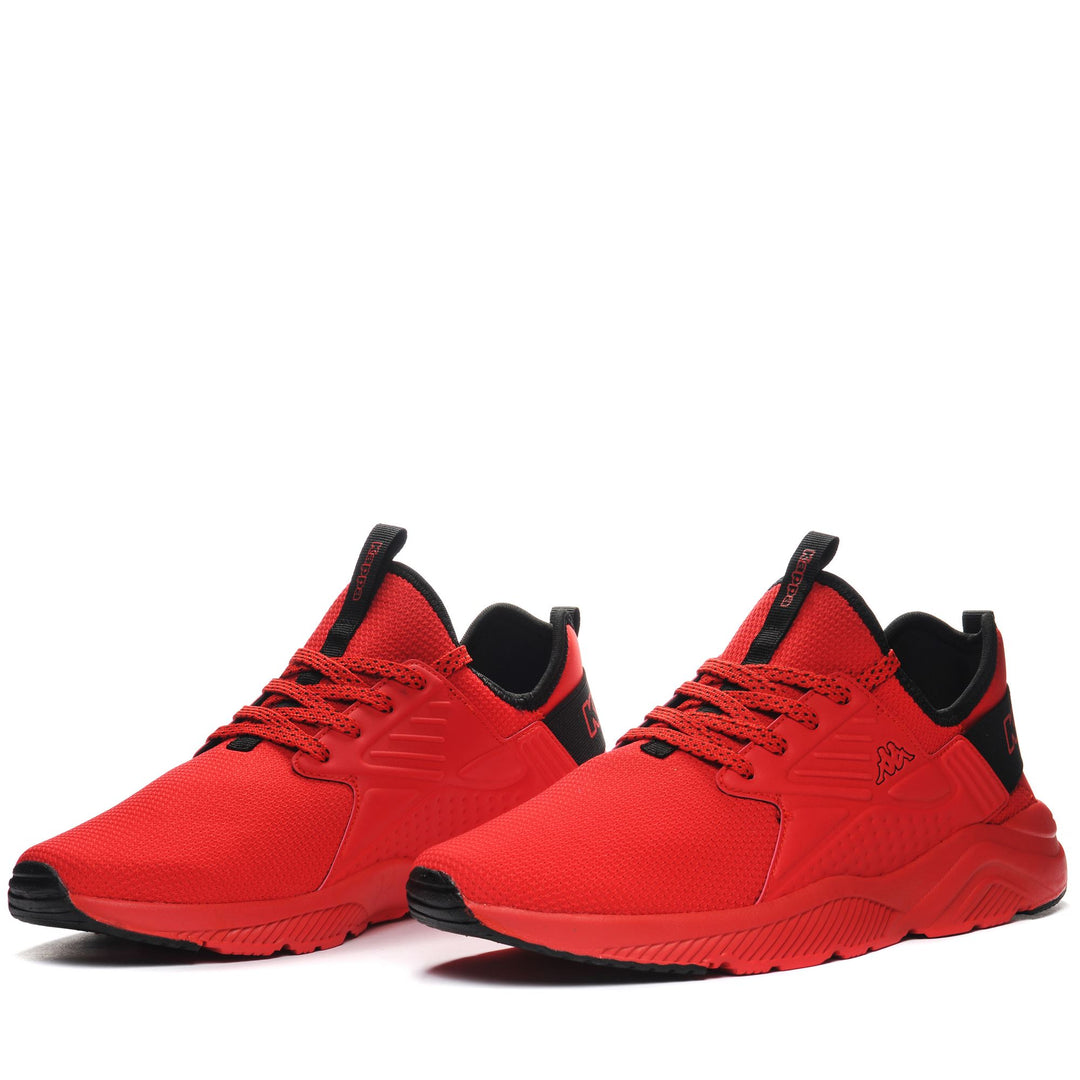 Sneakers Unisex  SANPUERTO Low Cut RED-BLACK Detail (jpg Rgb)			