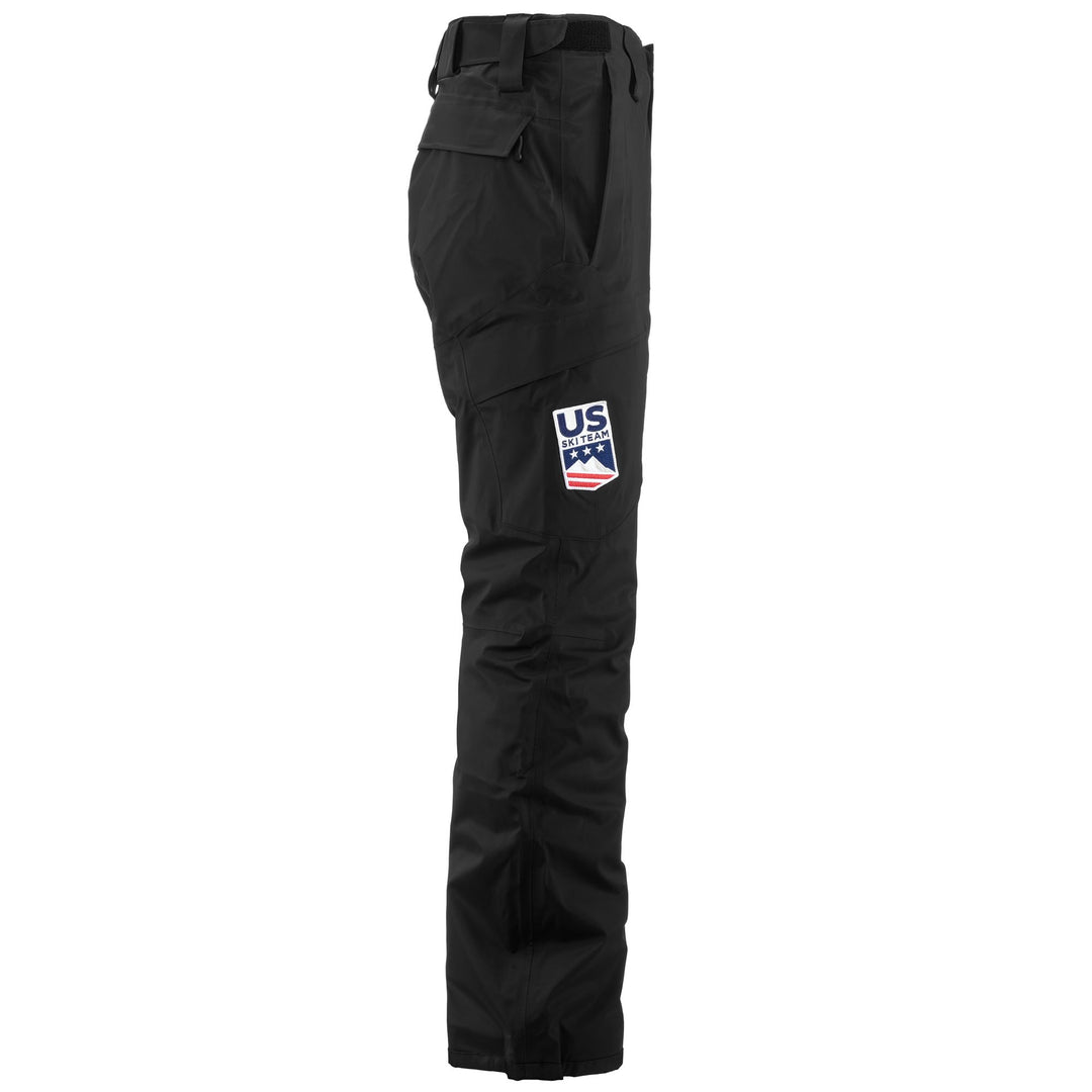 Pants Unisex 6CENTO 632 PADDED US Sport Trousers BLACK Dressed Front (jpg Rgb)	