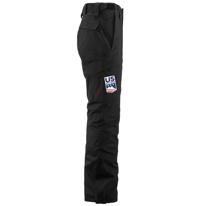 Pants Unisex 6CENTO 632 PADDED US Sport Trousers BLACK Dressed Front (jpg Rgb)	