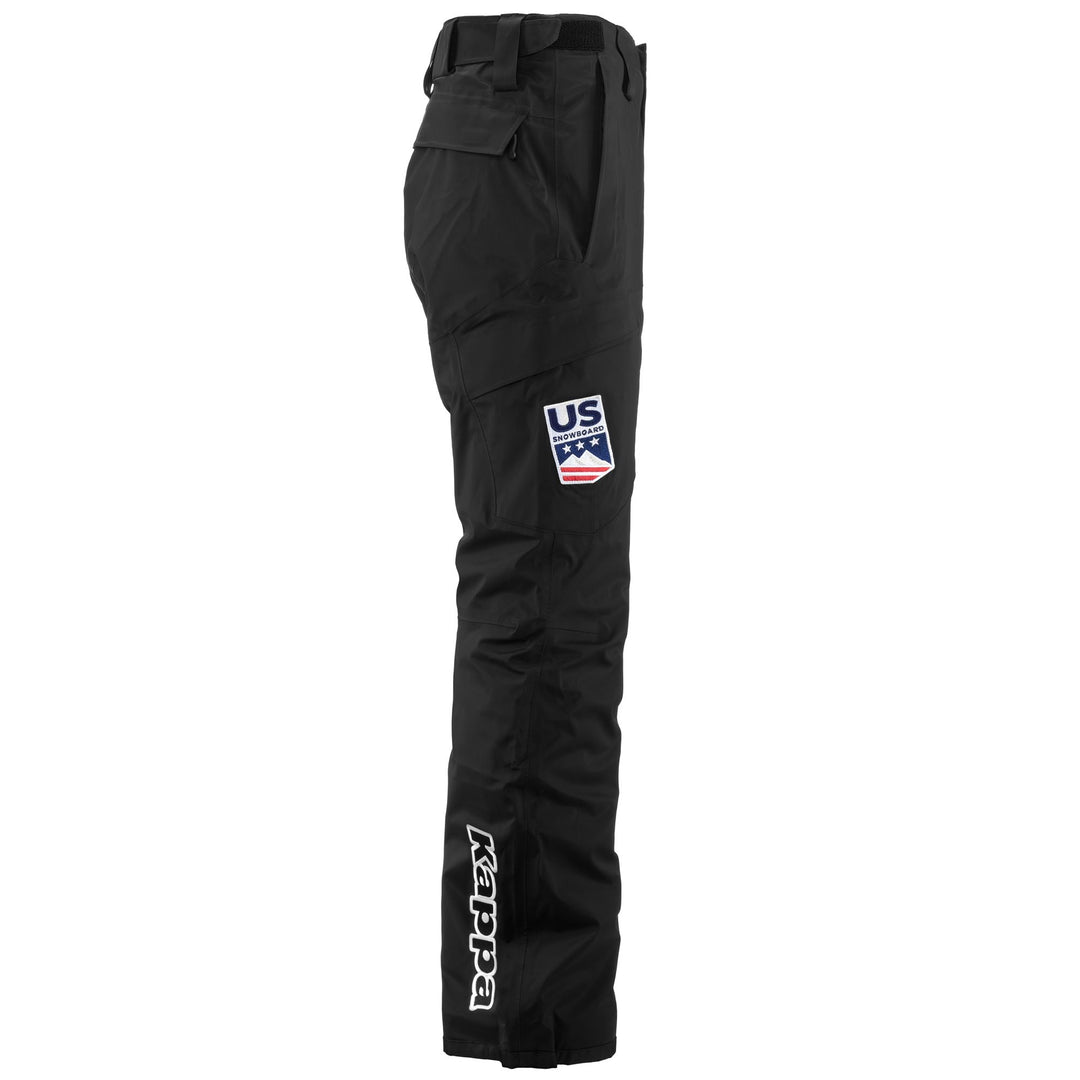 Pants Unisex 6CENTO 632 PADDED US Sport Trousers BLACK Dressed Front (jpg Rgb)	