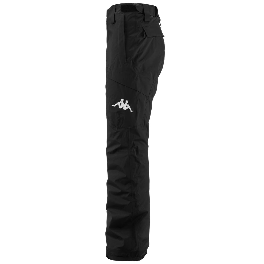 Pants Unisex 6CENTO 632 PADDED US Sport Trousers BLACK Dressed Back (jpg Rgb)		