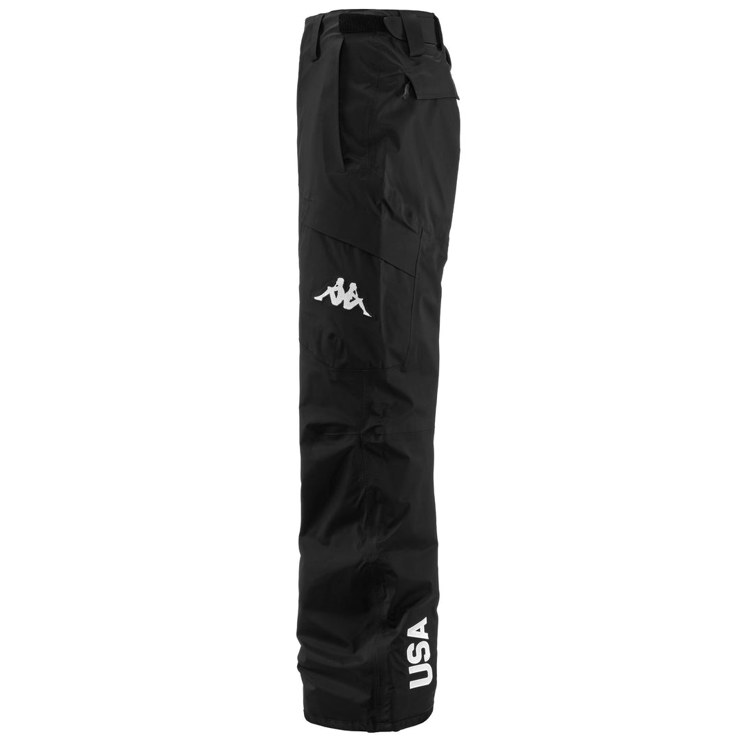 Pants Unisex 6CENTO  621A US Sport Trousers BLACK Dressed Back (jpg Rgb)		