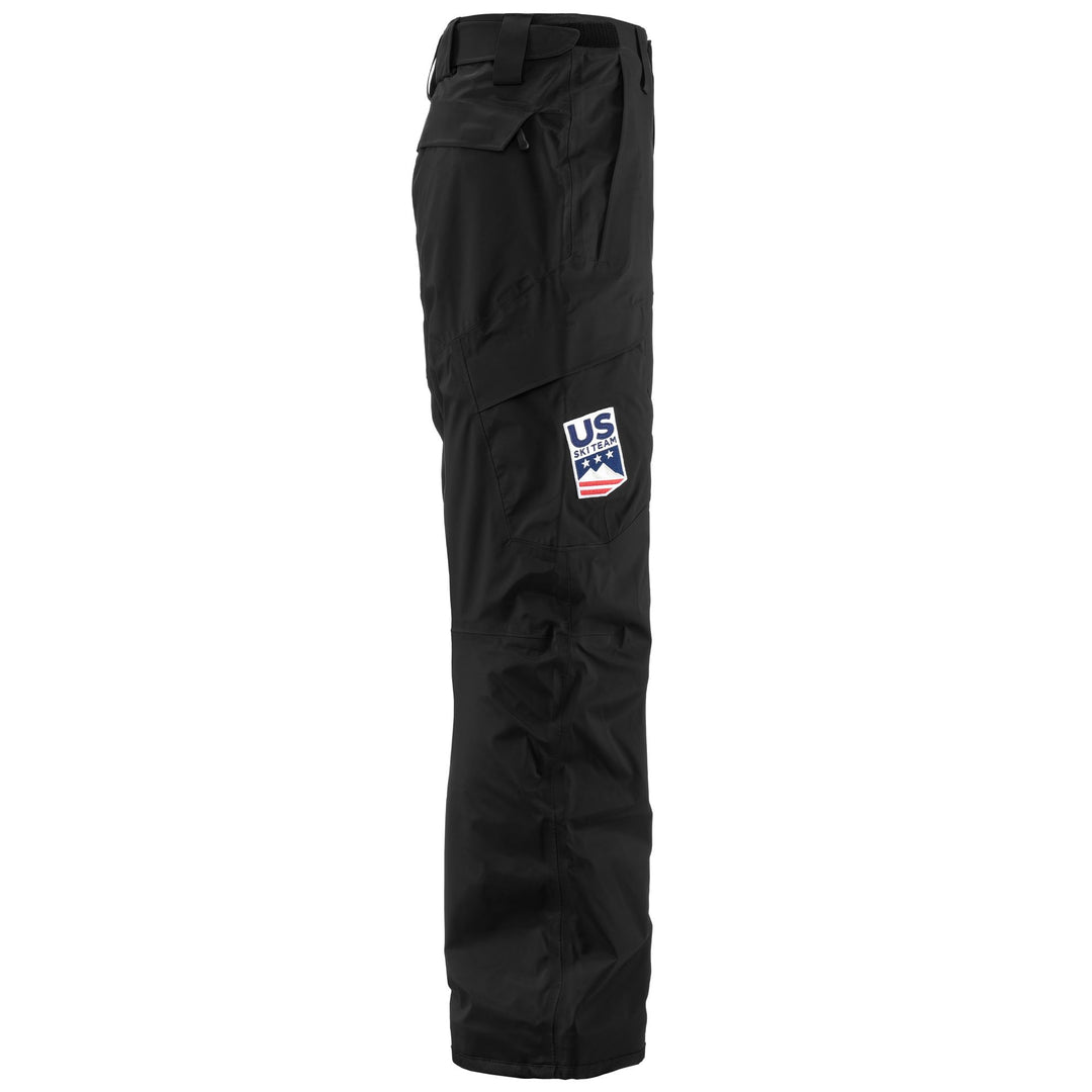 Pants Unisex 6CENTO  621A US Sport Trousers BLACK Dressed Front (jpg Rgb)	