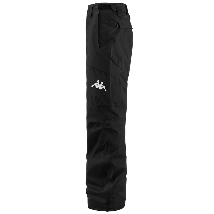 Pants Unisex 6CENTO  621A US Sport Trousers BLACK Dressed Back (jpg Rgb)		