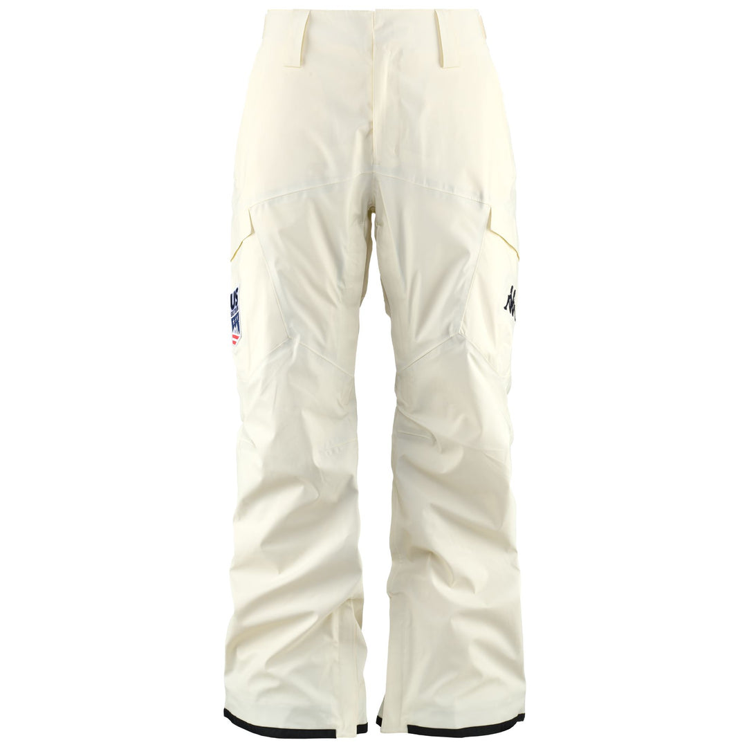 Pants Unisex 6CENTO  621A US Sport Trousers WHITE EGRET Photo (jpg Rgb)			