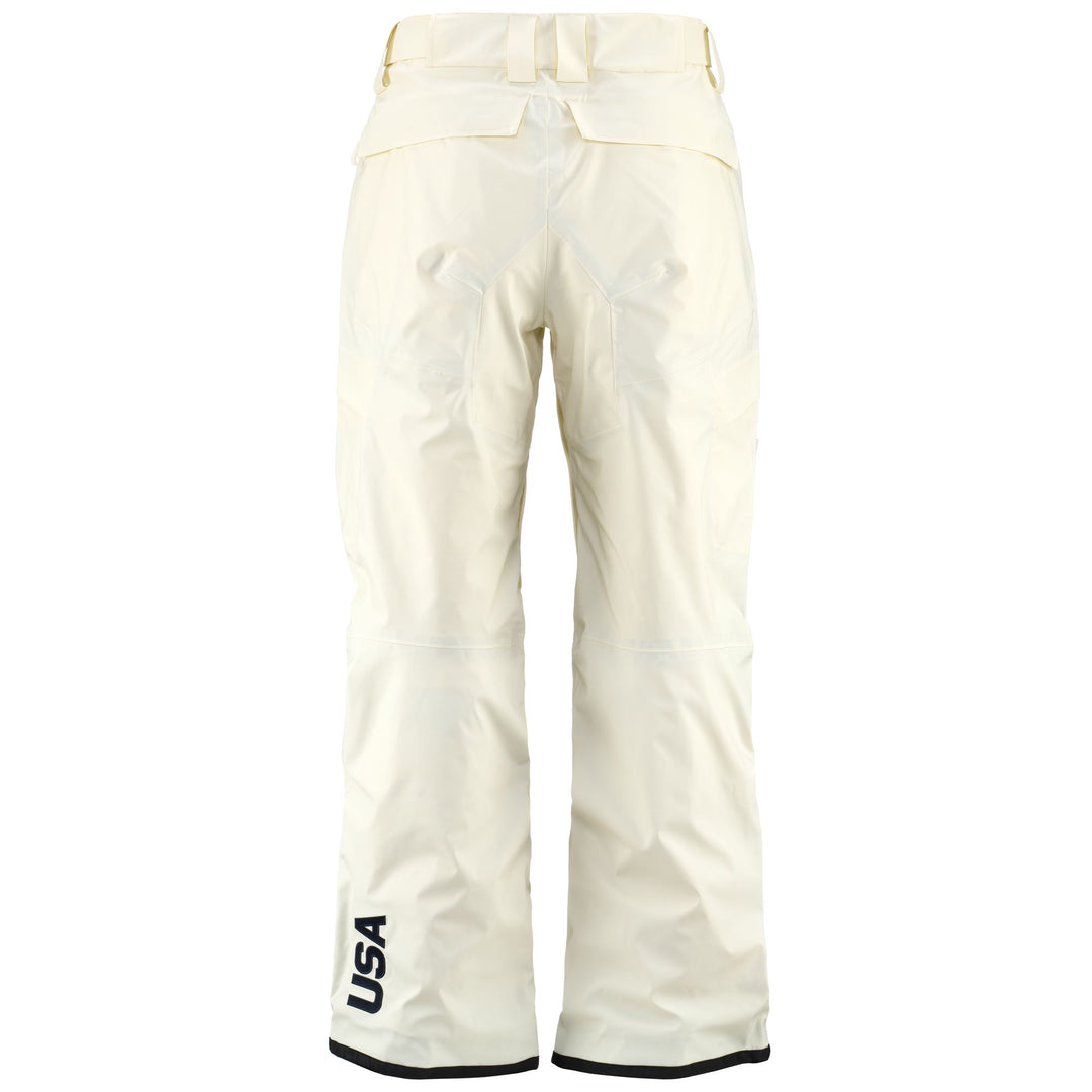 Pants Unisex 6CENTO  621A US Sport Trousers WHITE EGRET Dressed Side (jpg Rgb)		