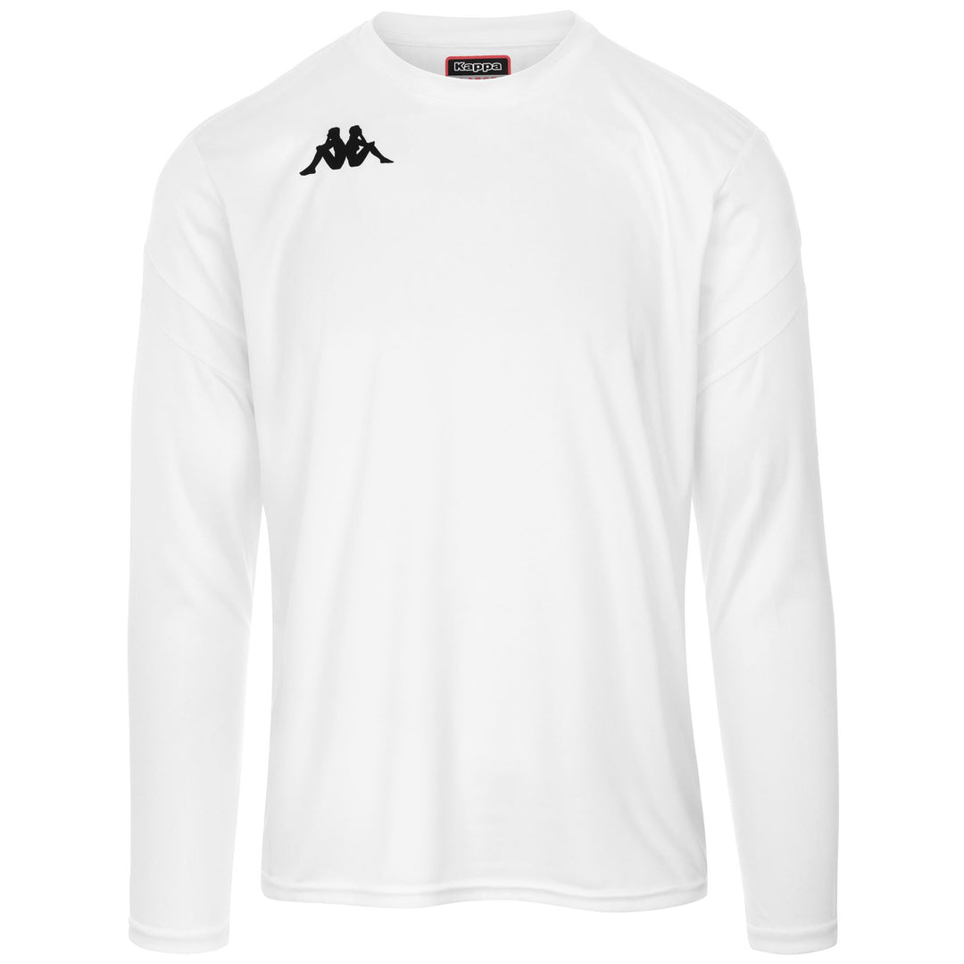 Active Jerseys Man KAPPA4FOOTBALL DOVOL Shirt WHITE Photo (jpg Rgb)			