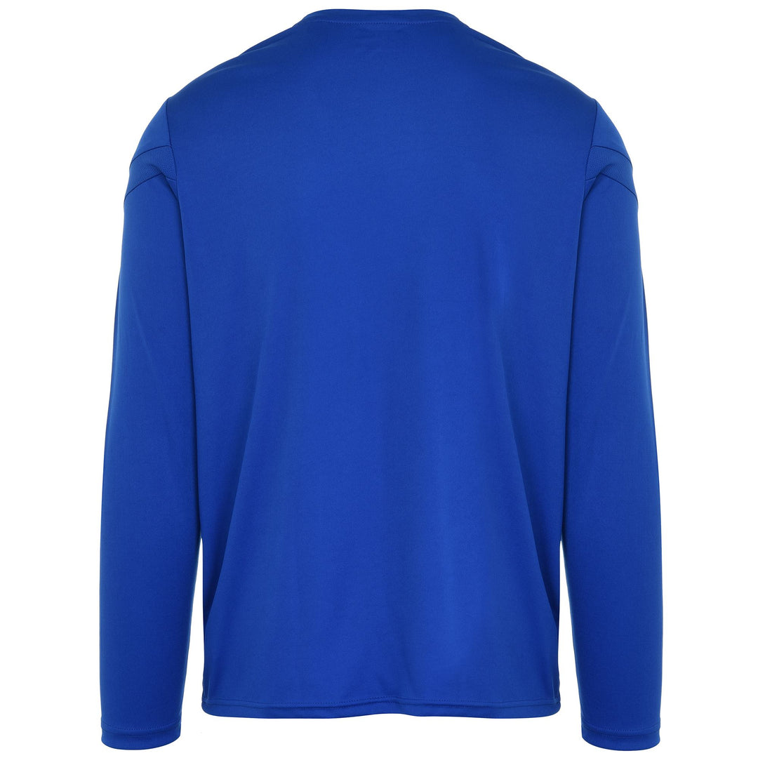 Active Jerseys Man KAPPA4FOOTBALL DOVOL Shirt BLUE SAPPHIRE Dressed Side (jpg Rgb)		